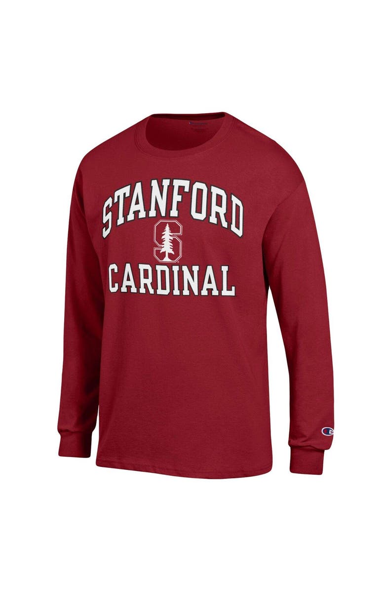 Champion Men's Champion Cardinal Stanford Cardinal High Motor Long Sleeve T-Shirt, Alternate, color, Cardinal