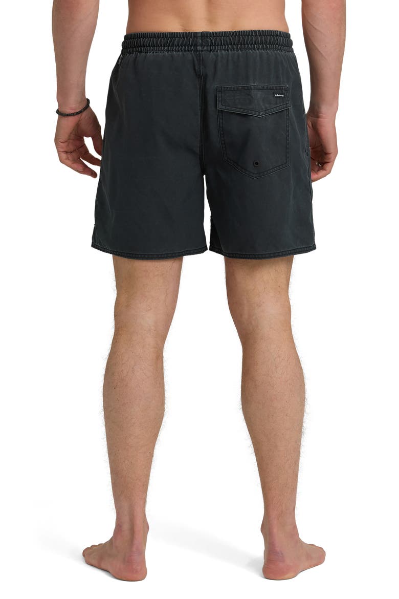 Saltwater Volley Swim Trunks, Alternate, color, ANTHRACITE