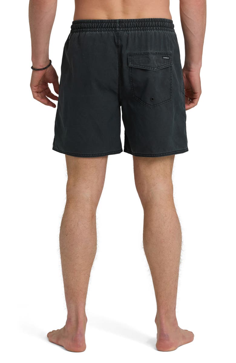 Quiksilver Saltwater Volley Swim Trunks, Alternate, color, Anthracite