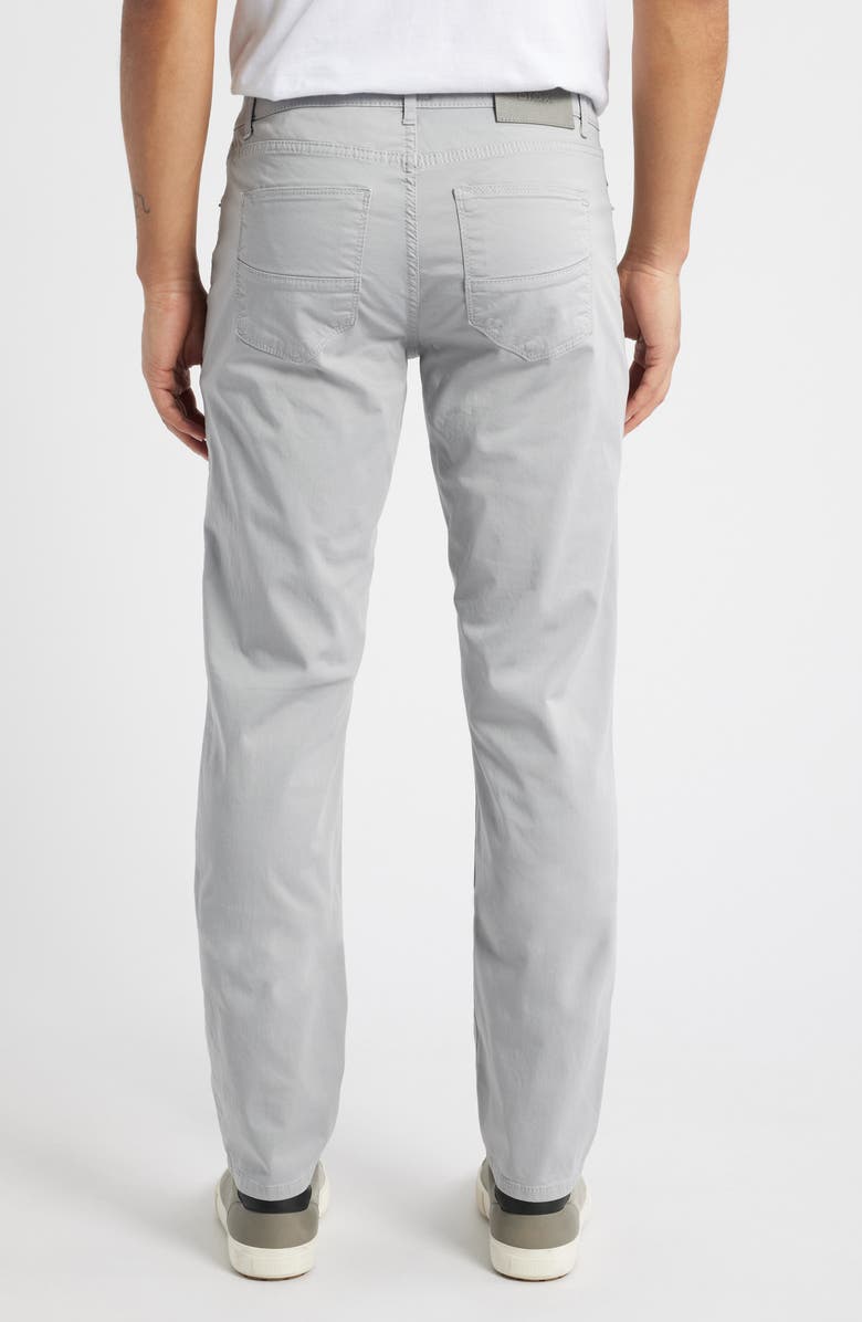 Brax Cadiz Marathon Cotton Stretch Twill Straight Leg Pants, Alternate, color, Platinum