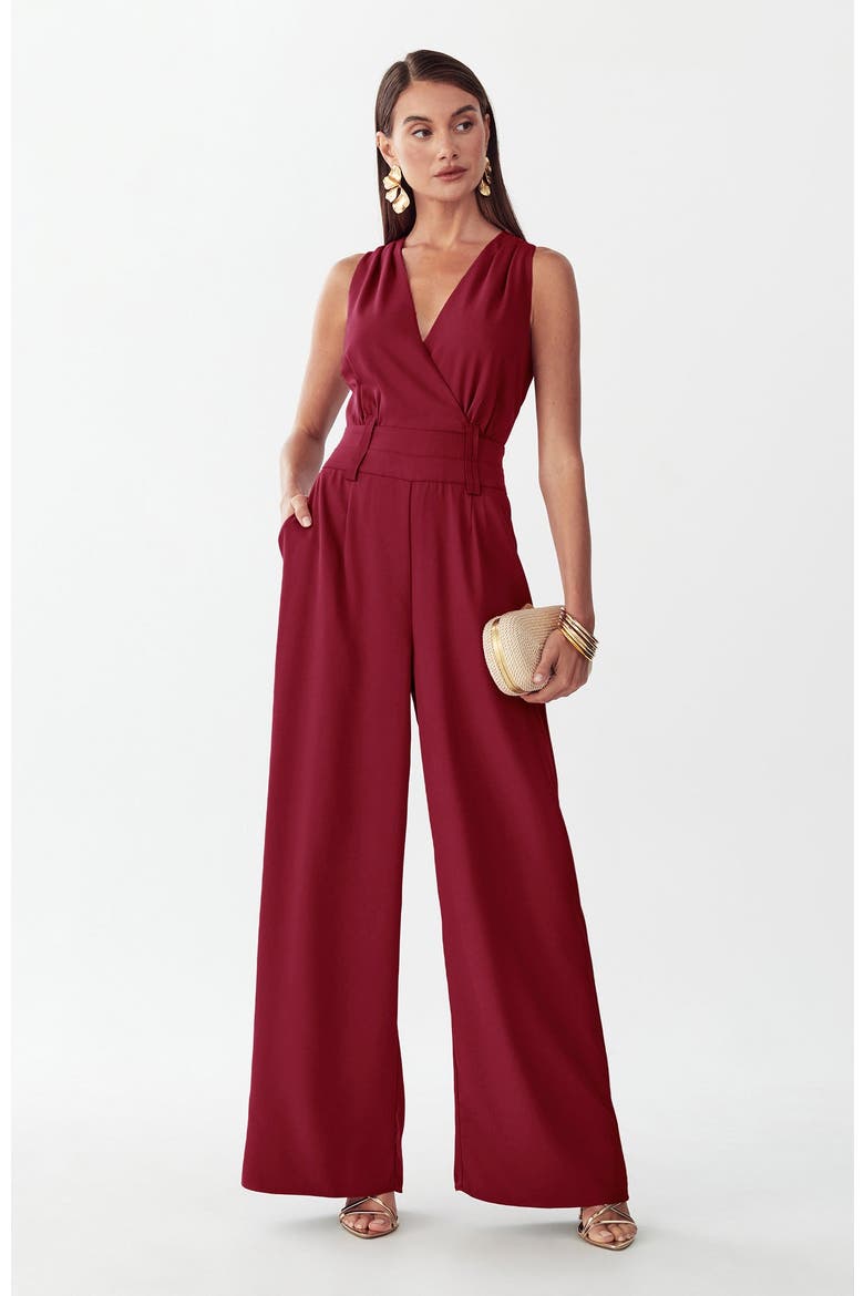 Glade Jumpsuit, Alternate, color, Burgundy
