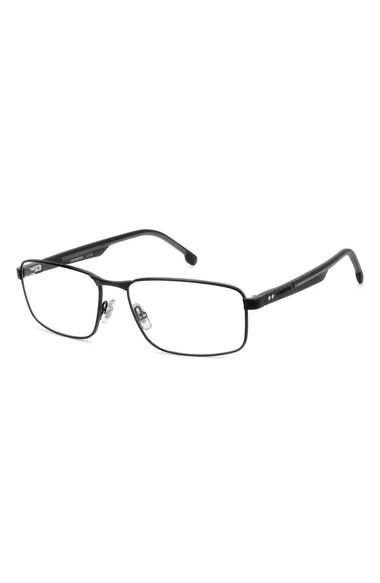 Carrera Eyewear 57mm Rectangular Optical Glasses, Alternate, color, 
