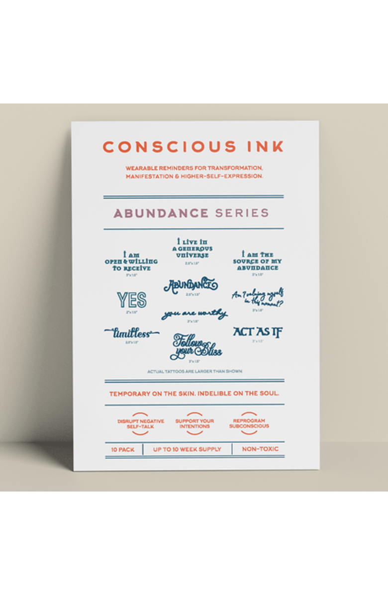 Conscious Ink Abundance Variety 10-Pack, Main, color, White