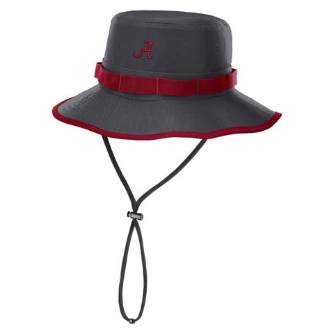 Men's Nike Anthracite Alabama Crimson Tide 2026 Sideline Apex Boonie Bucket Hat