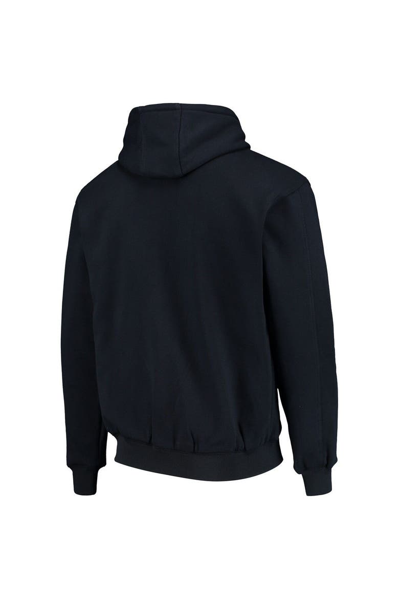 Men's Dunbrooke Navy Chicago Bears Craftsman Thermal-Lined Full-Zip Hoodie, Alternate, color, Navy
