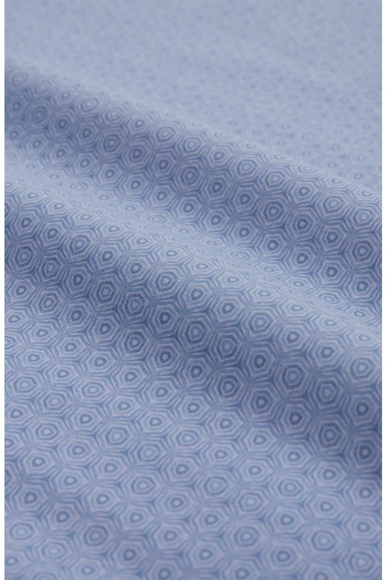 Jules OoohCotton® Honeycomb Print Button-Down Shirt, Alternate, color, SKY