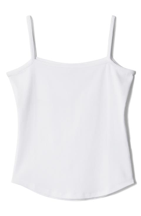 Square Neck Stretch Cotton Camisole