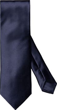 Eton Solid Navy Silk Tie