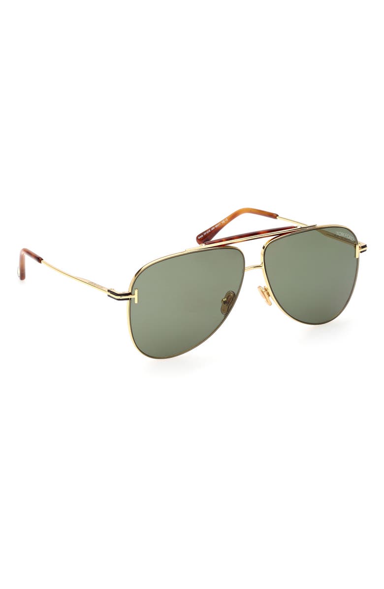 TOM FORD 60mm Pilot Sunglasses, Alternate, color, 