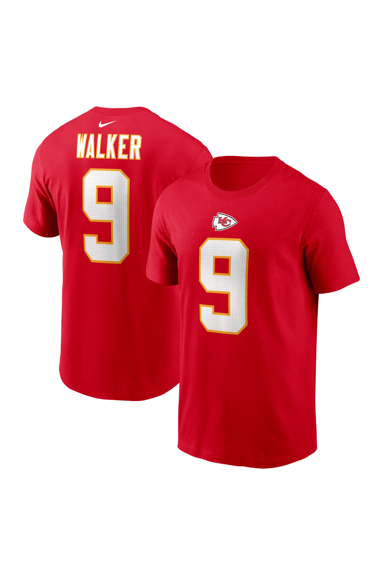 Men's Nike Kenneth Walker III Red Kansas City Chiefs Name & Number T-Shirt, Main, color, Red