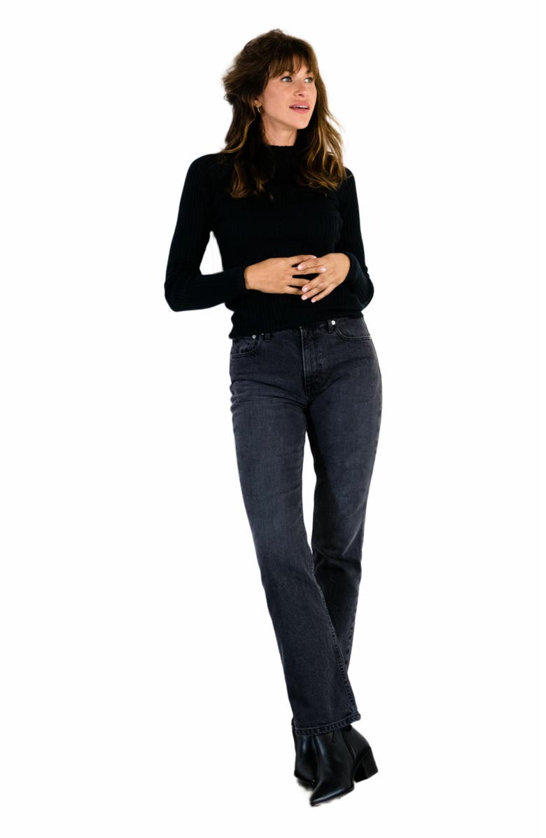 ABLE Becky Straight Leg Jean, Alternate, color, 