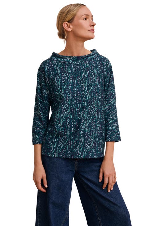 Cotton Blend Collared T-Shirt