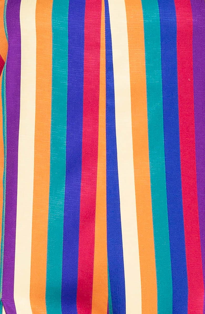 BUXOM COUTURE Stripe Wide Leg Jumpsuit, Alternate, color,