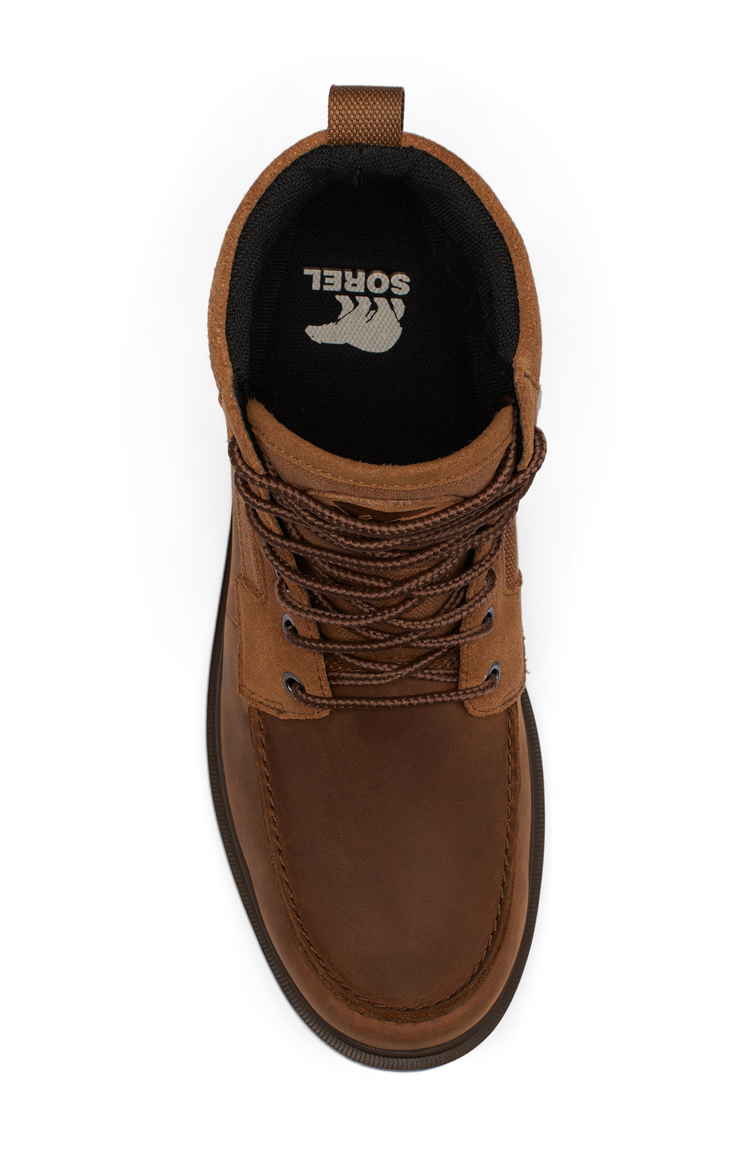 Carson Moc Waterproof Boot, Alternate, color, VELVET TAN/ GUM 2