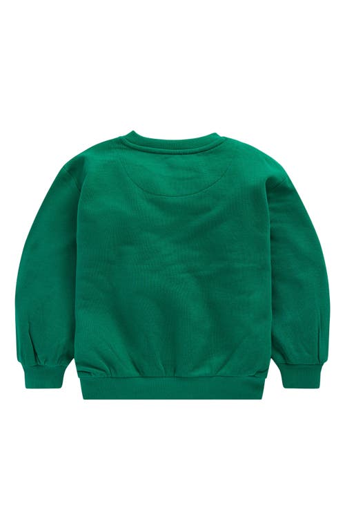 Boden Fun Sweatshirt Artichoke Green Lightning  In Green