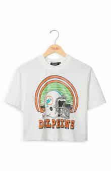 Miami Dolphins Graphic Cropped T-Shirt