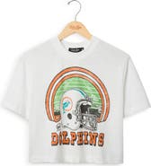 Junk Food Miami Dolphins Graphic Cropped T-Shirt