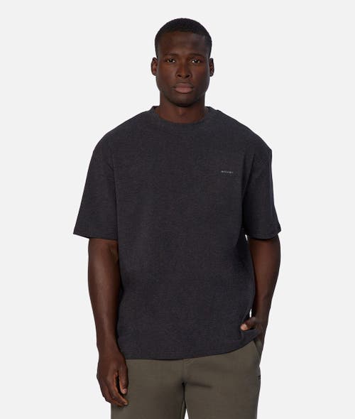Industrie Australia The Newport Tee In Charcoal Marle