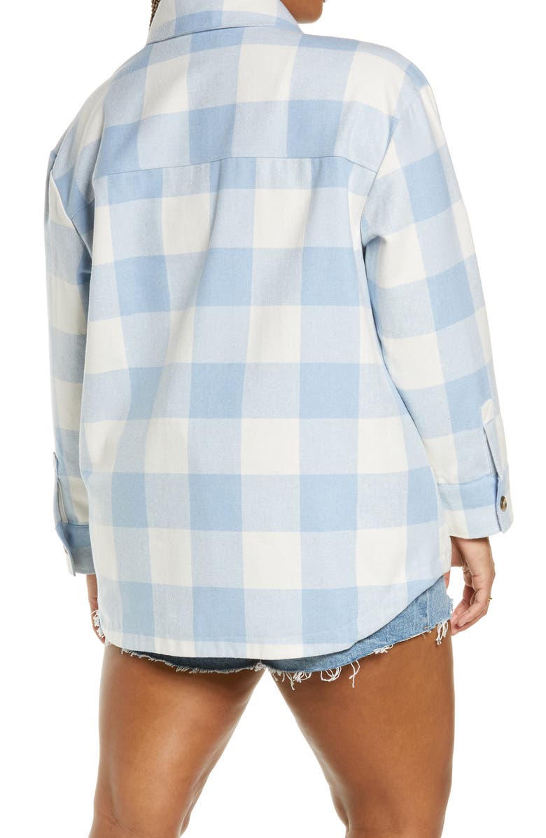 BP. Women's Plaid Shirt Jacket, Alternate, color, 