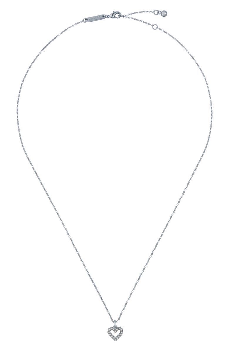 Ted Baker Amore Crystal Heart Pendant Necklace, Alternate, color,