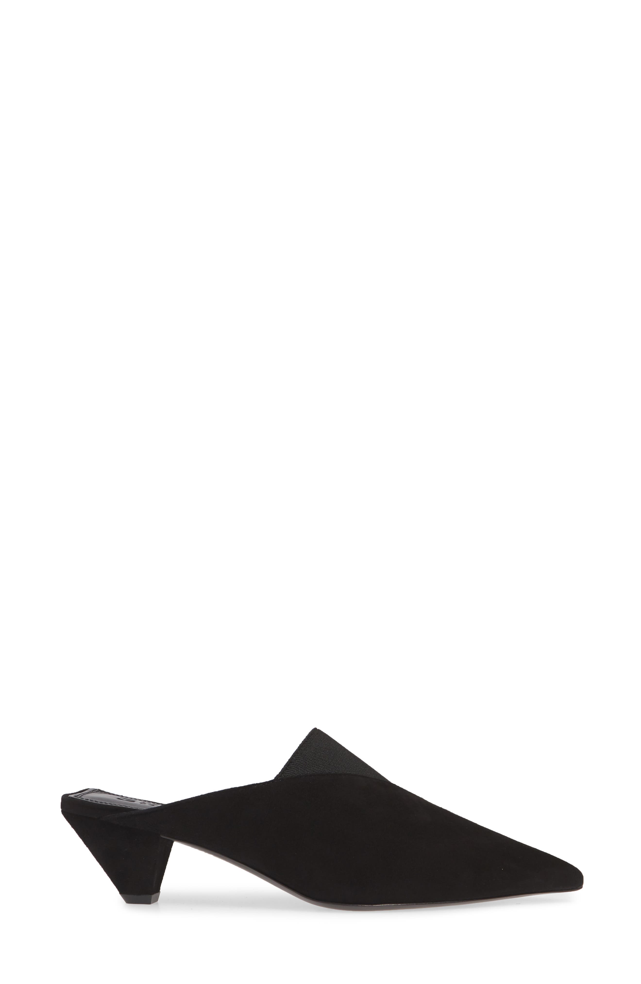 Joilette Pointed Toe Mule, Alternate, color, BLACK