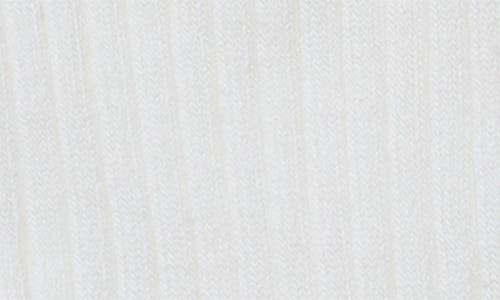 Stems Crystal & Faux Pearl Cluster Rib Crew Socks In Brown