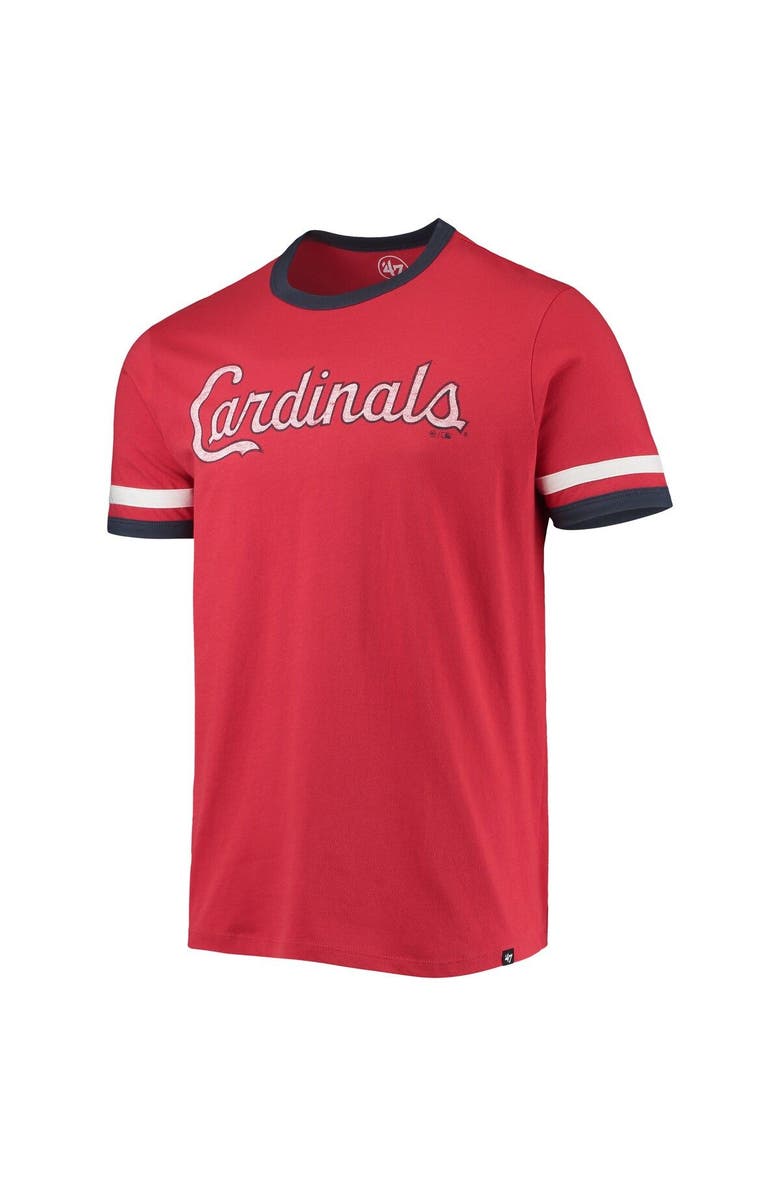 '47 Men's '47 Red St. Louis Cardinals Team Name T-Shirt, Alternate, color, 