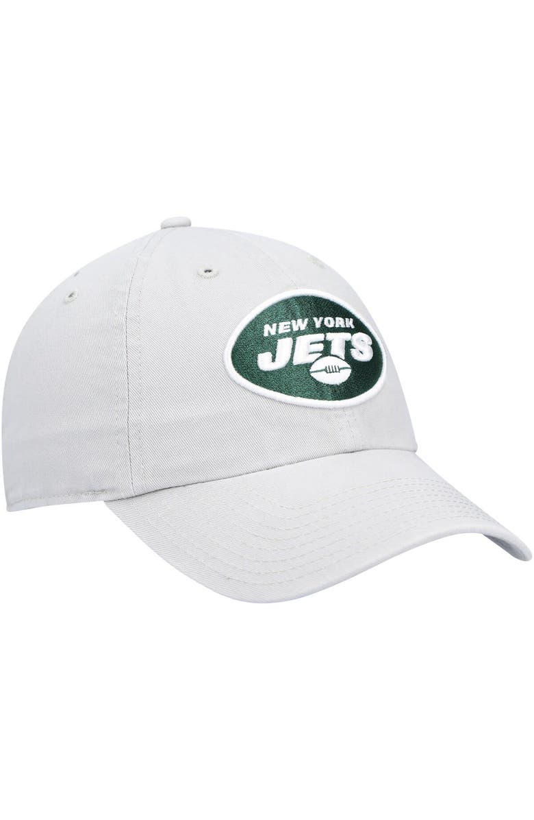 '47 Men's '47 Gray New York Jets Clean Up Adjustable Hat, Alternate, color, Gray