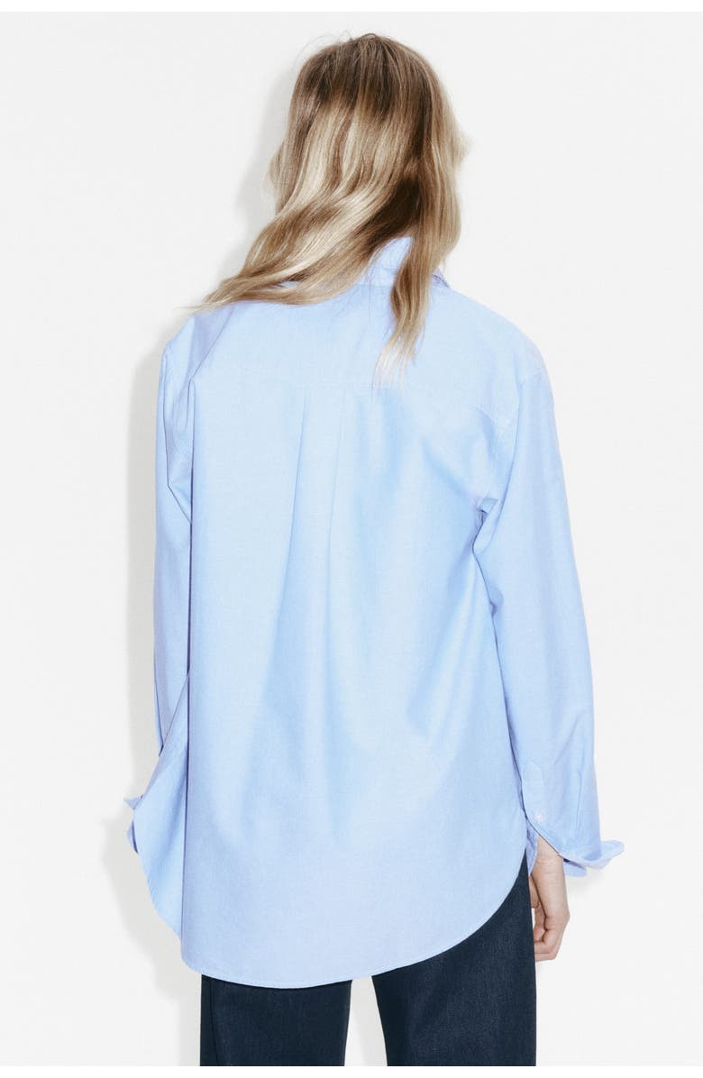 H&M Oxford shirt, Alternate, color, Blue