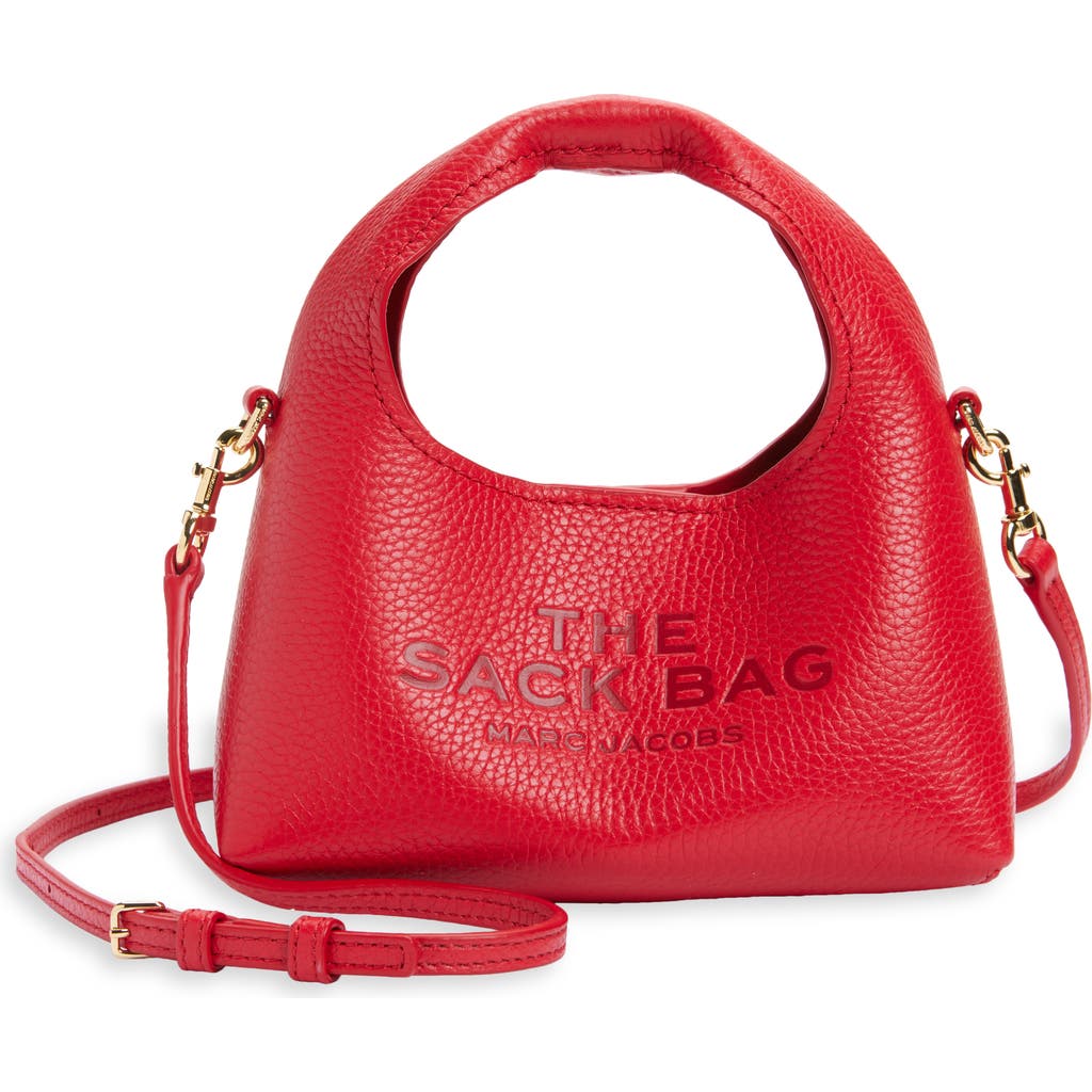 Marc Jacobs The Micro Crossbody Sack Bag In Red