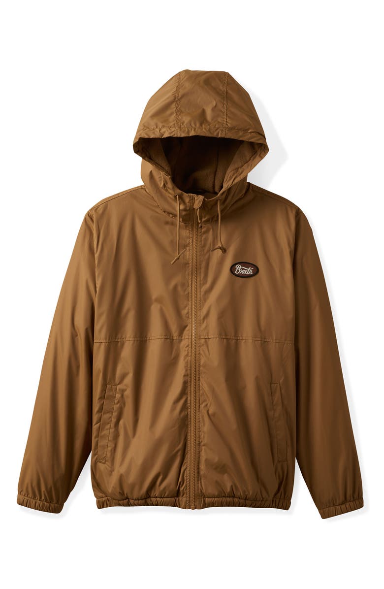 Brixton Claxton Parsons Fleece Lined Hooded Jacket, Alternate, color,