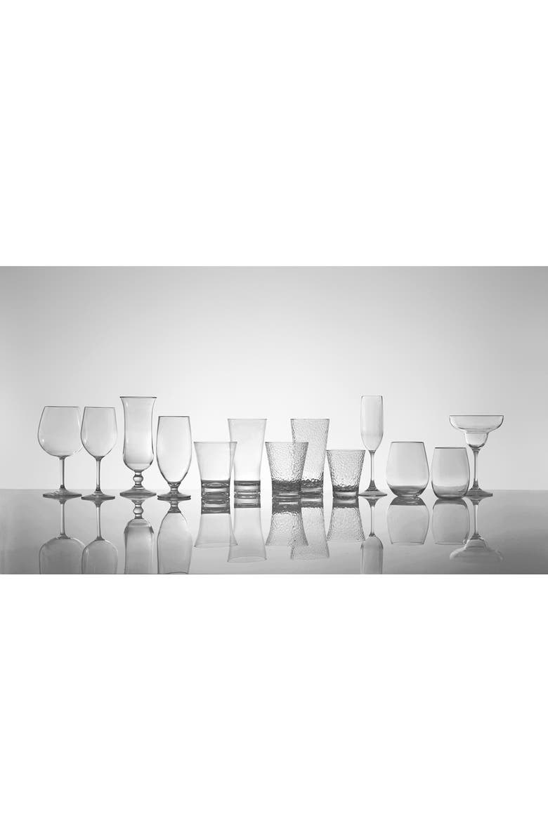 Fortessa Set of 6 Outdoor Stemless Wine Glasses, Alternate, color, Clear