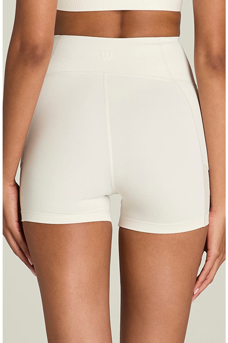 Baseline Performance High Waist Bike Shorts, Alternate, color, SANDRIFT
