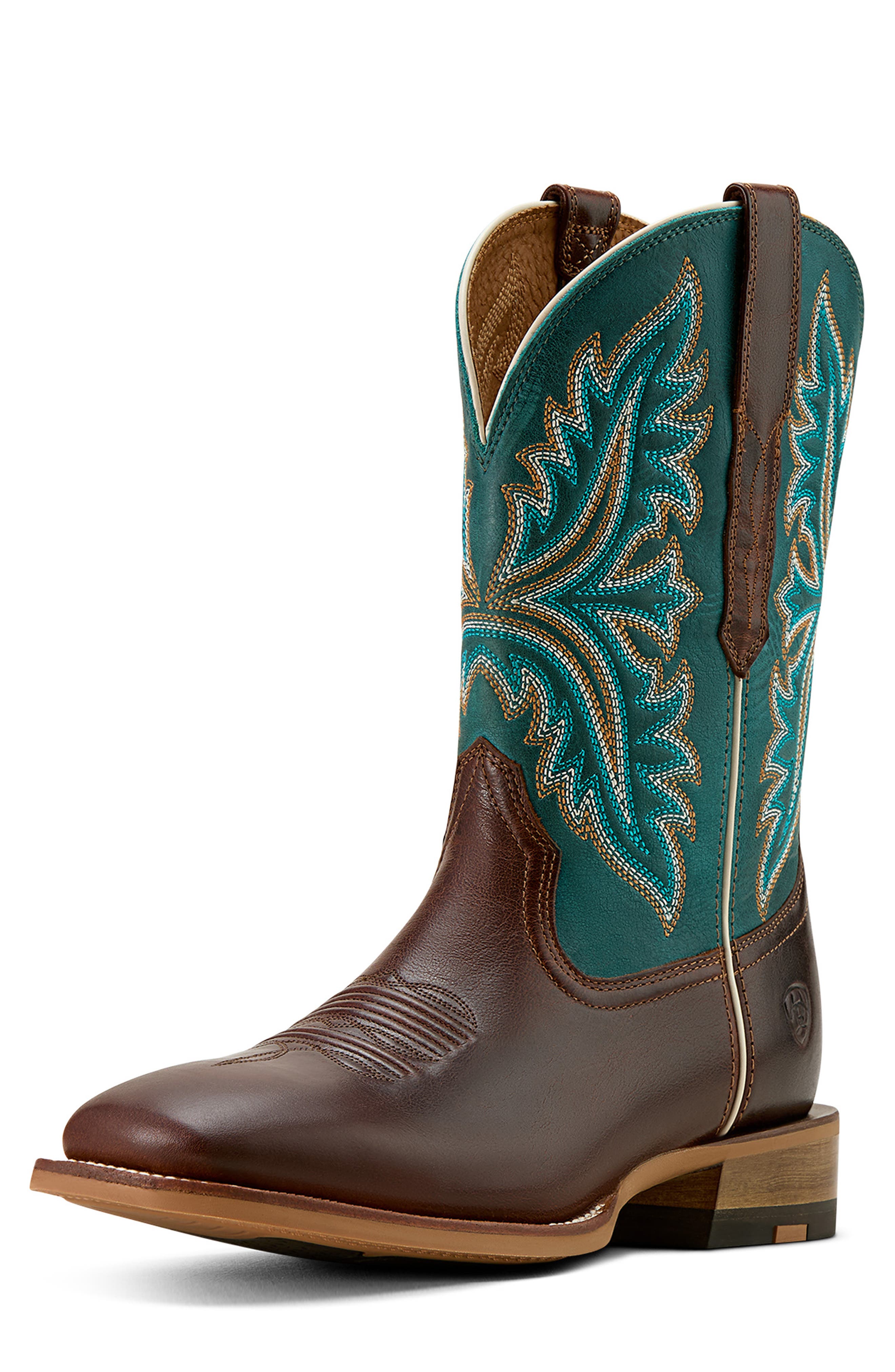 Ariat Walker Espresso Western Boot, Alternate, color, Brown
