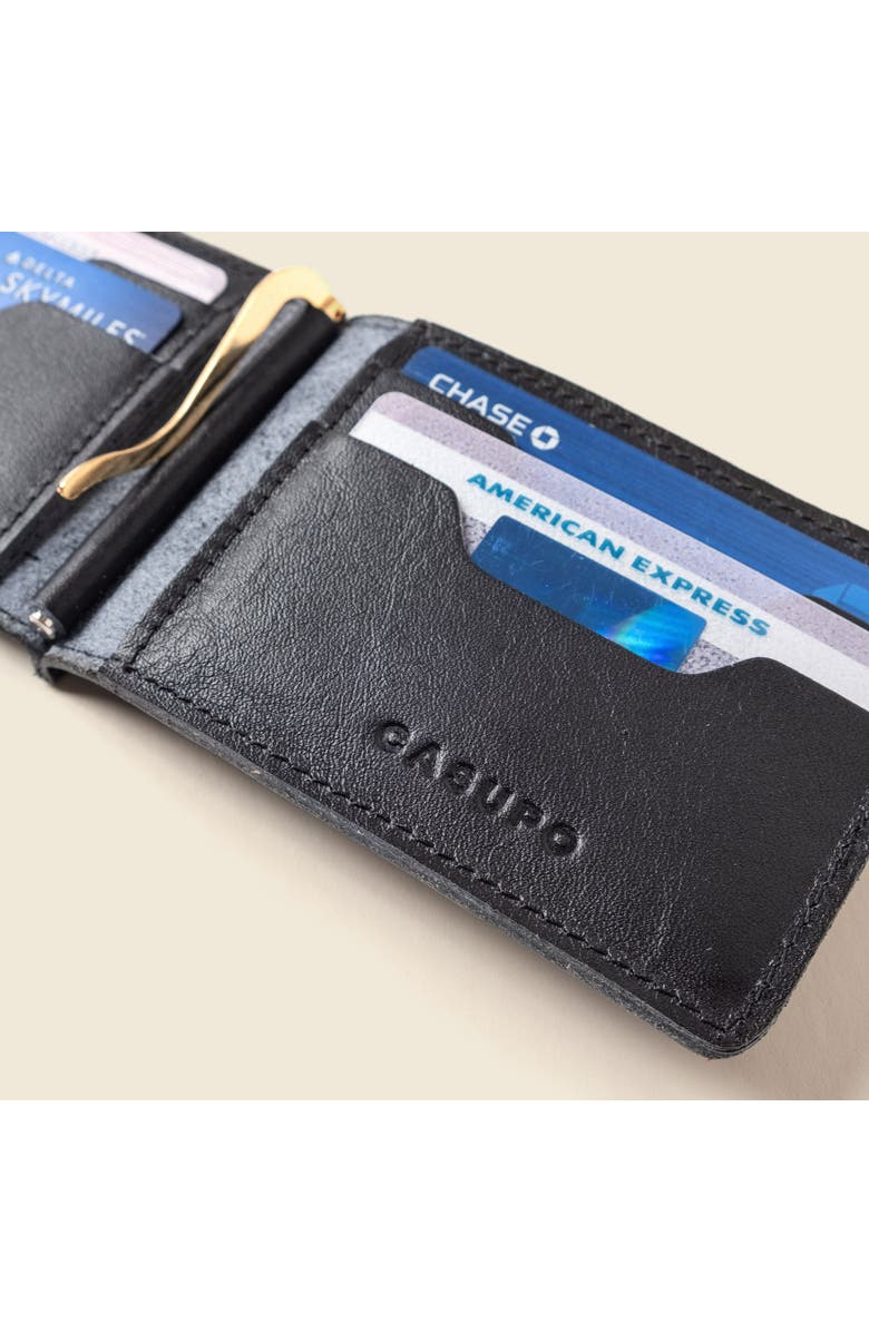 Casupo Bifold Money Clip Wallet, Alternate, color, Black