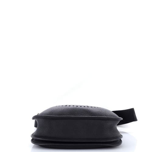 Pre-owned Hermes Hermes Evelyne Bag Gen Iii Clemence Pm In Black