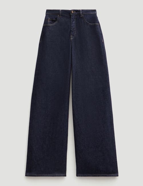 Hush Nessa Wide Leg Jeans In Blue