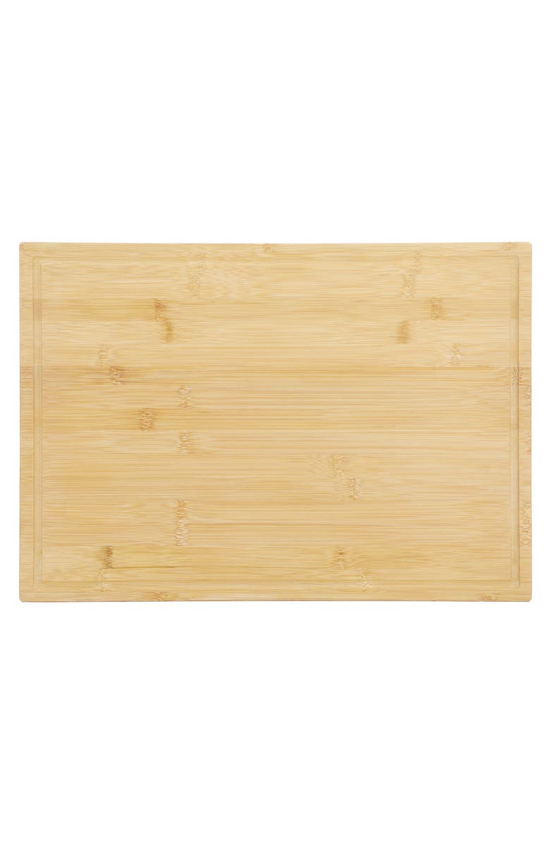 Megachef 20 x 14 Inch Rectangle Wood Cutting Board, Alternate, color, Bamboo