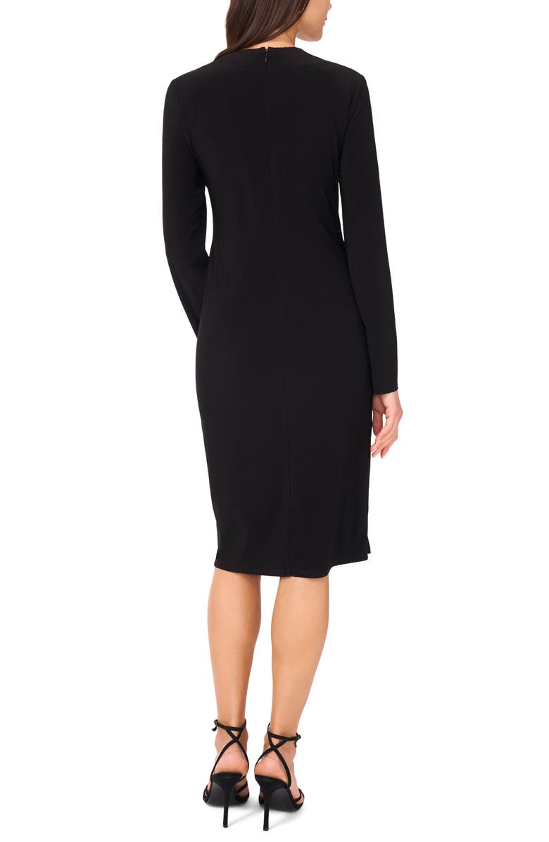 Vince Camuto Ruched Asymmetric Long Sleeve Dress, Alternate, color,