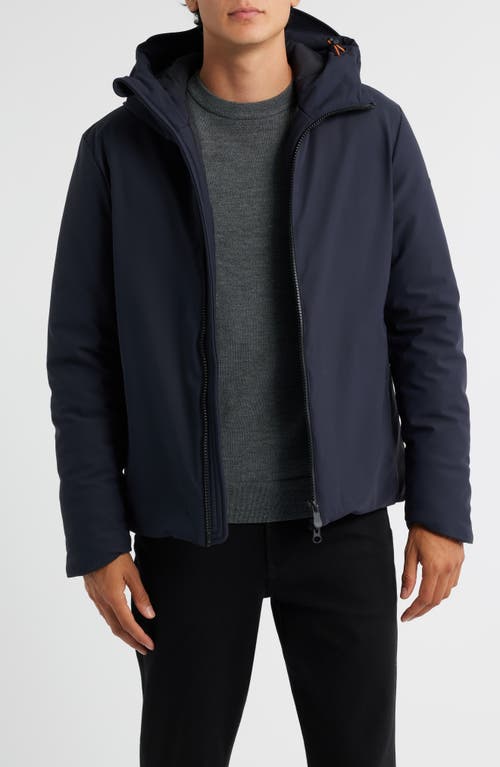 Save The Duck Sabal Water Resistant Hooded Jacket In Blue