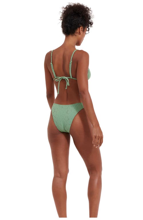 FLIRTT GOTTEX FLIRTT GOTTEX SPRING DAYS TEXTURED TRIANGLE BIKINI TOP 