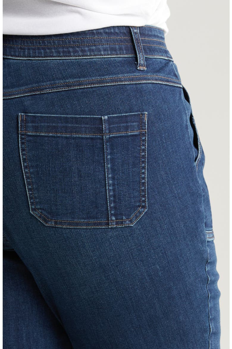 'Ab'Solution High Waist Bootcut Jeans, Alternate, color, INDIGO