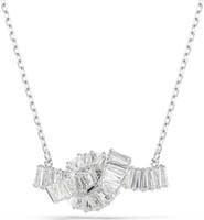 Swarovski Matrix Knot Pendant Necklace