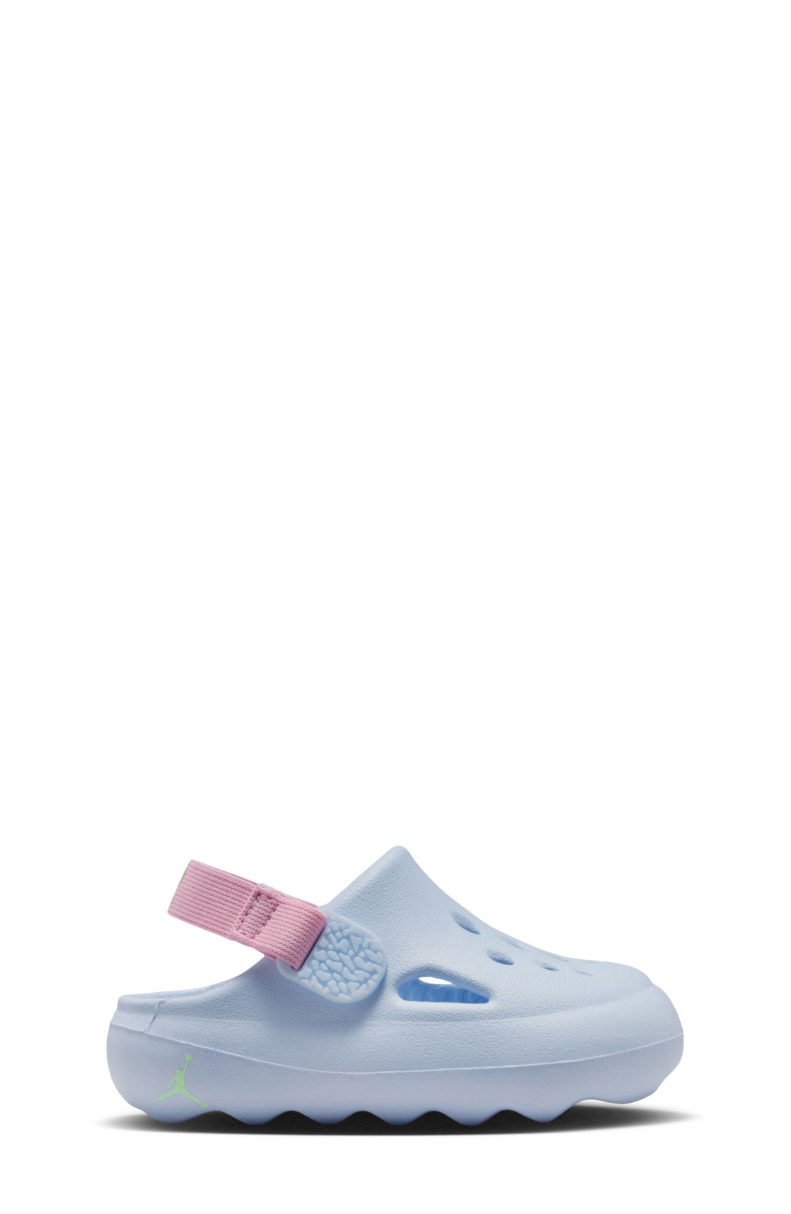 Jordan Kids' Hydrip Foam Clog, Alternate, color, Half Blue/ Green/ Soft Pink
