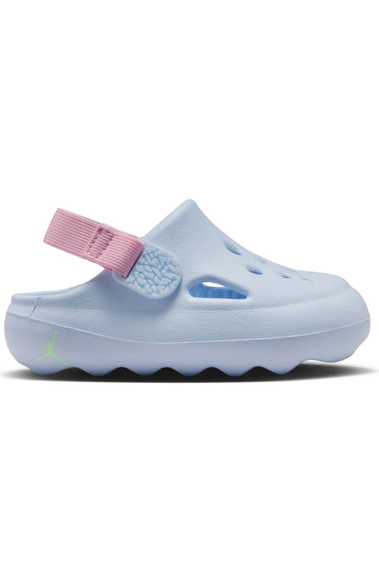 Jordan Kids' Hydrip Foam Clog, Alternate, color, Half Blue/ Green/ Soft Pink