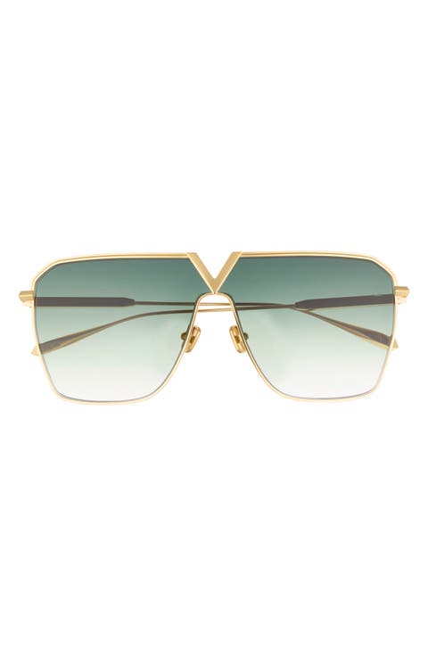 53mm Aviator Sunglasses