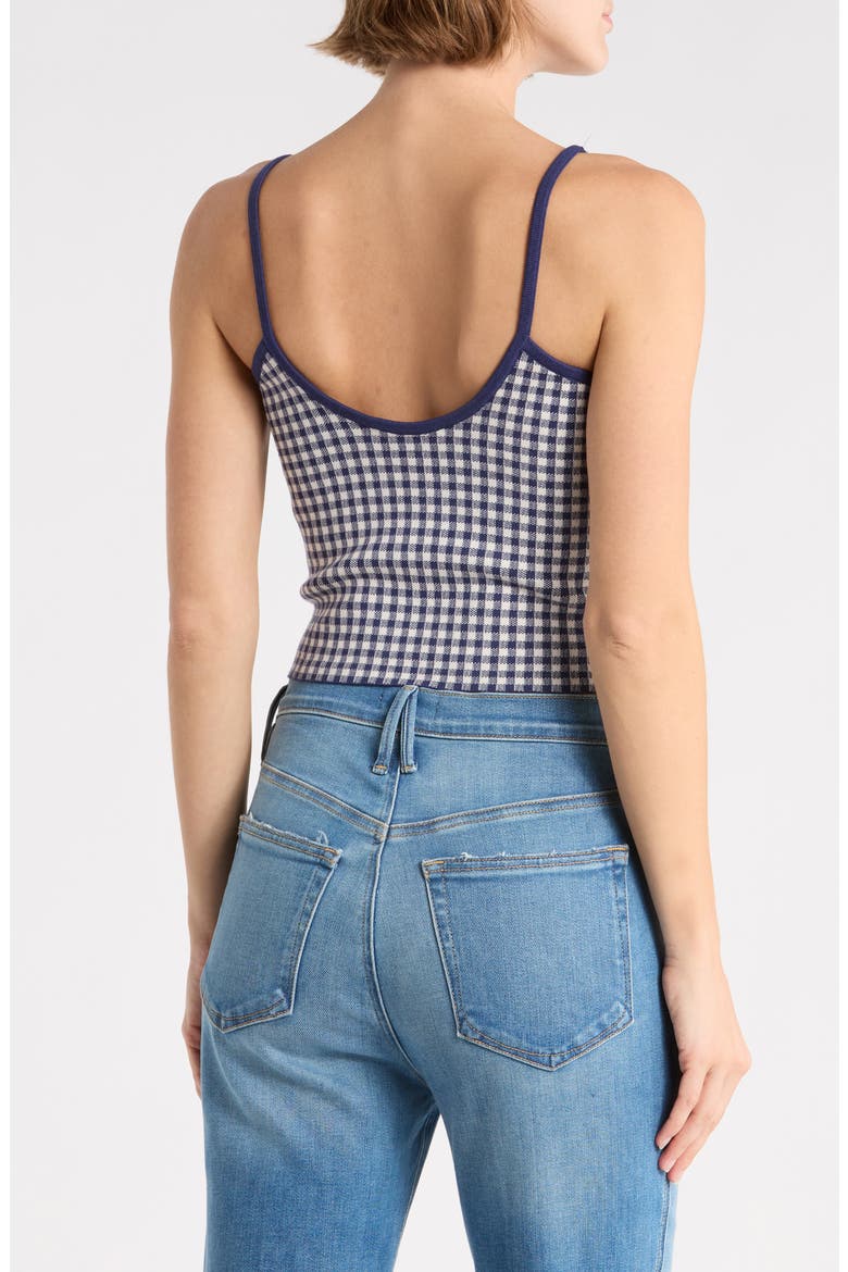 The Keepsake Gingham Tank, Alternate, color, NAVY GINGHAM