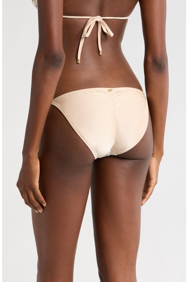 Lace Side Tie Bikini Bottoms, Alternate, color, VANILLA