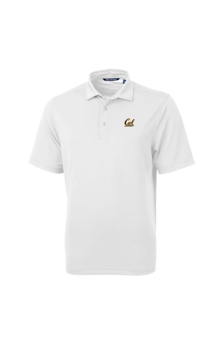 Cutter & Buck Men's Cutter & Buck White Cal Bears Big & Tall Virtue Eco Pique Recycled Polo, Main, color, 