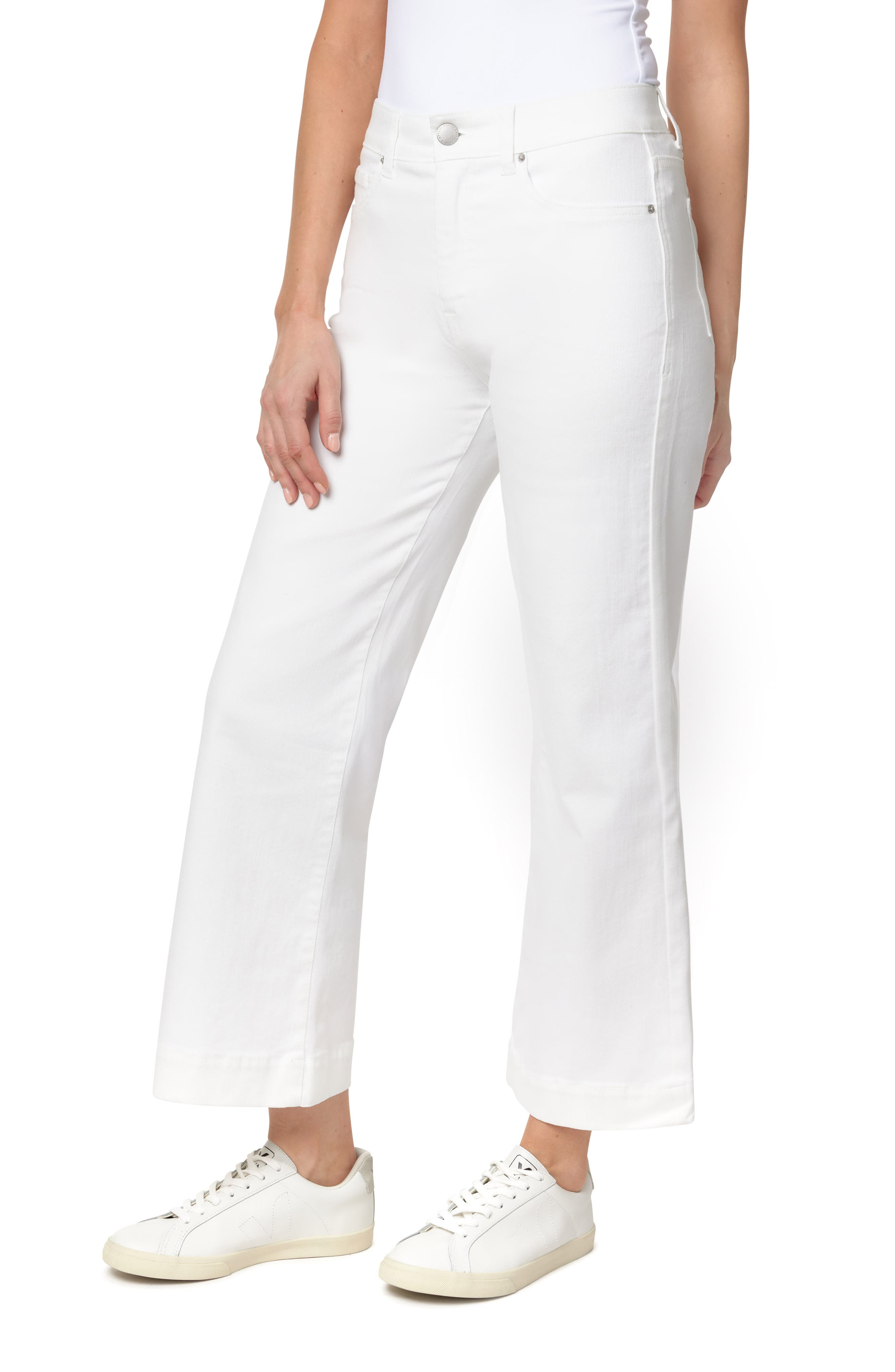 Summer the City 27-Inch High Rise Crop Flare Leg Jeans